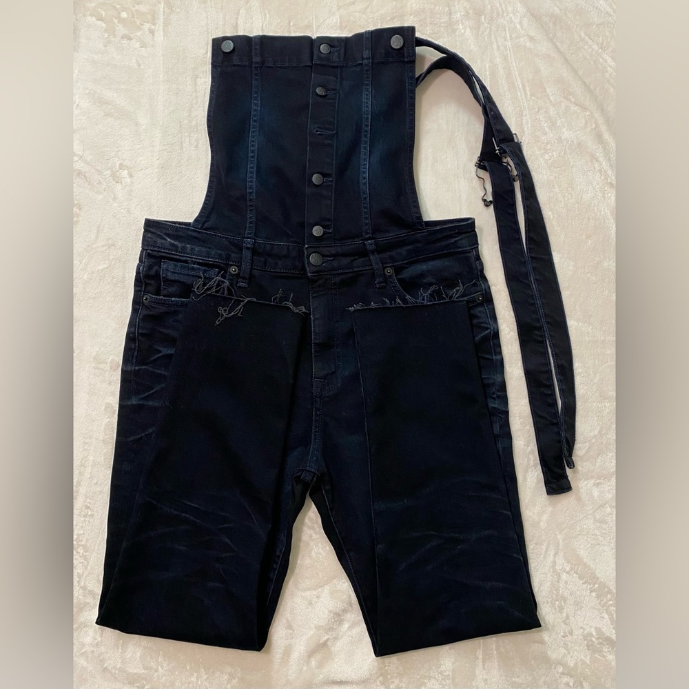 PRPS PRPS womens jean overalls Size M size m  color black - Picture 11 of 16